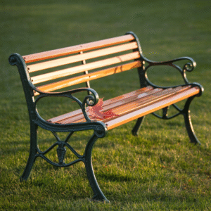 Iron Cast Garden Bench Legs – Durable Outdoor Chair Component for Patio & Garden by HANNAH