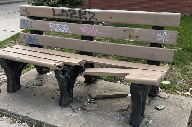 pic for Maintenance Free Benches Supply: Metal Outdoor Benches and Seats for Commercial Park, Garden, or Patio2