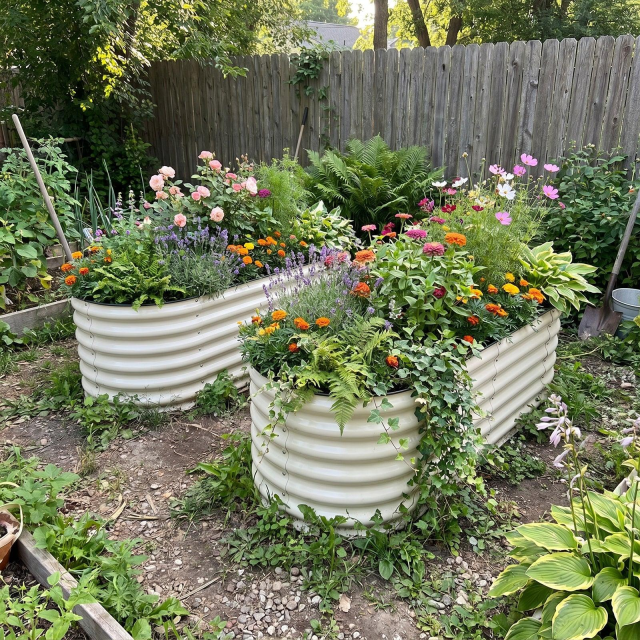 pic for Rust Resistant Iron Flower Beds for Outdoor Use: Durable Metal Raised Garden Bed Kit Supply2